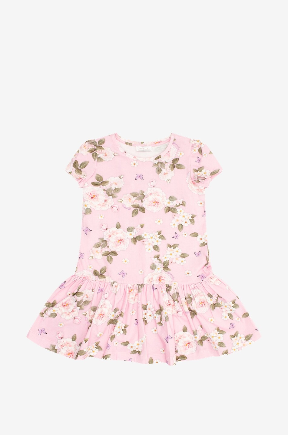 Robe en jersey à basque fille Bouquet