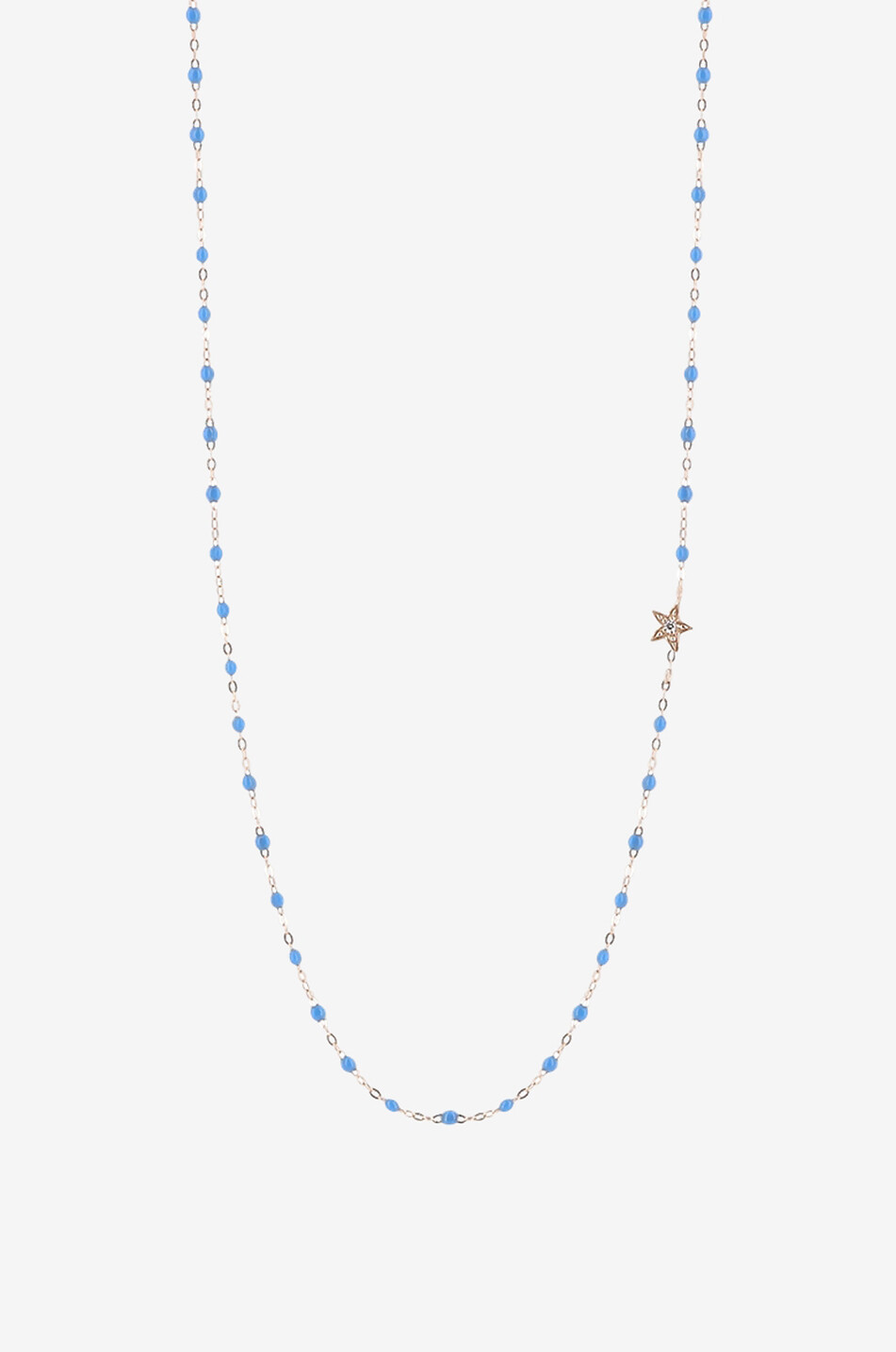 GIGI CLOZEAU Halskette aus Roségold und Diamant Étoile Bleu Fluo Damen BLAU 1