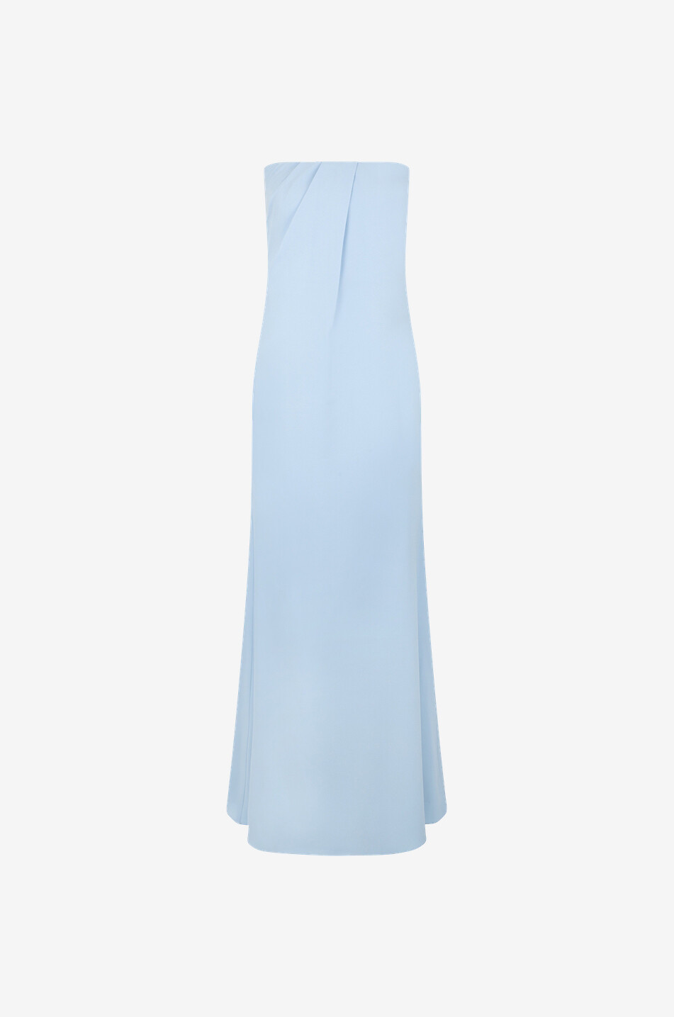 Robe à épaules dénudées en crêpe satin
