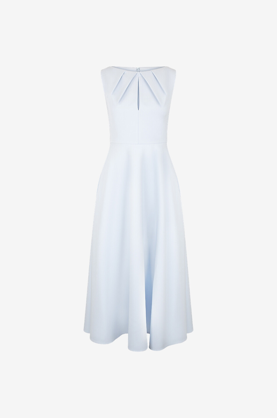 Sleeveless crepe midi dress