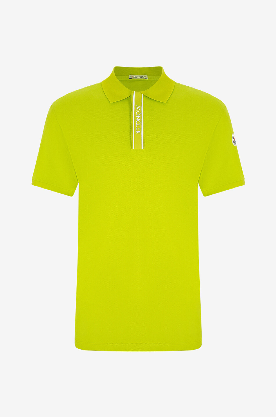 Polohemd mit verdeckter Knopfleiste mit Logo