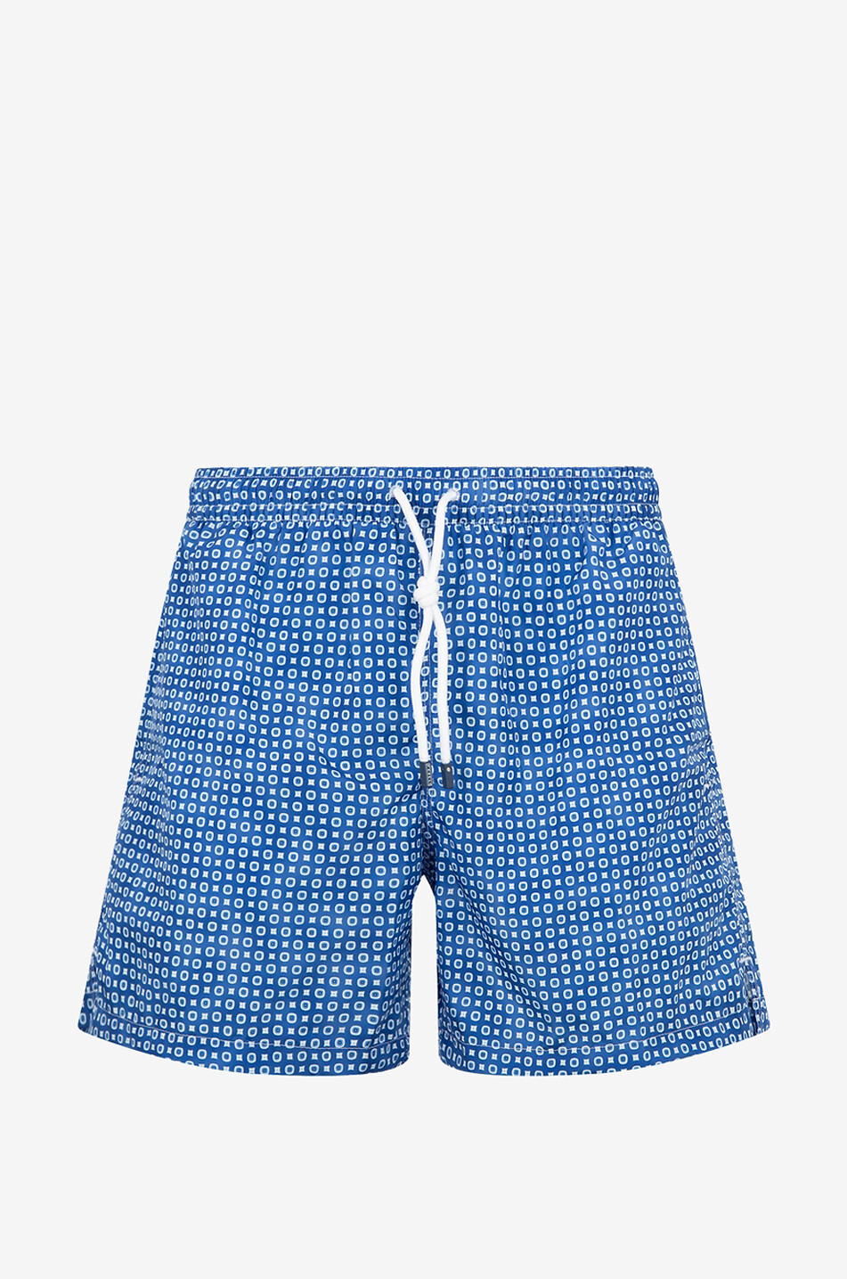 FEDELI Badeshorts mit Geo-Print Madeira Herren MITTELBLAU 1