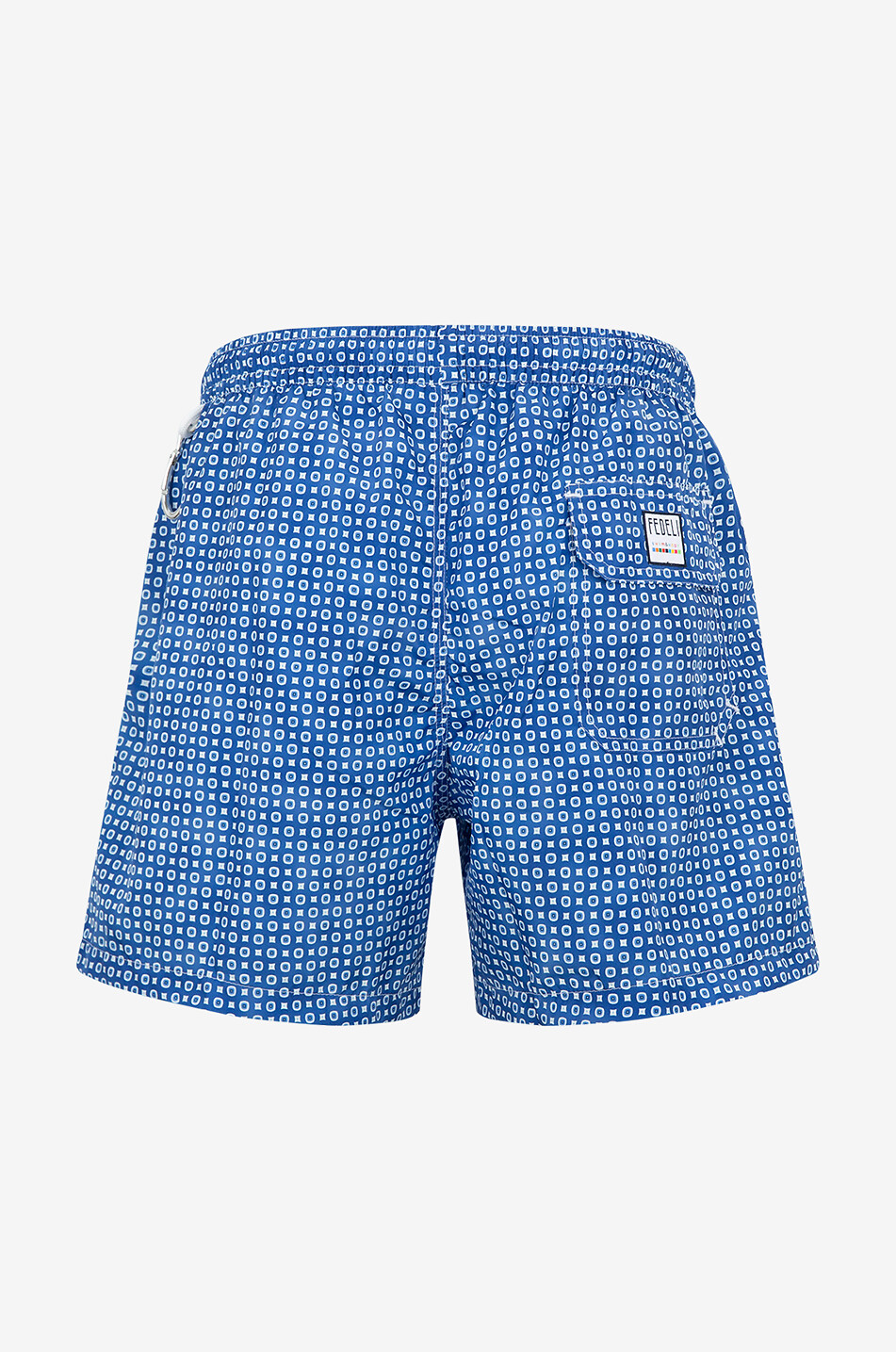 FEDELI Badeshorts mit Geo-Print Madeira Herren MITTELBLAU 2