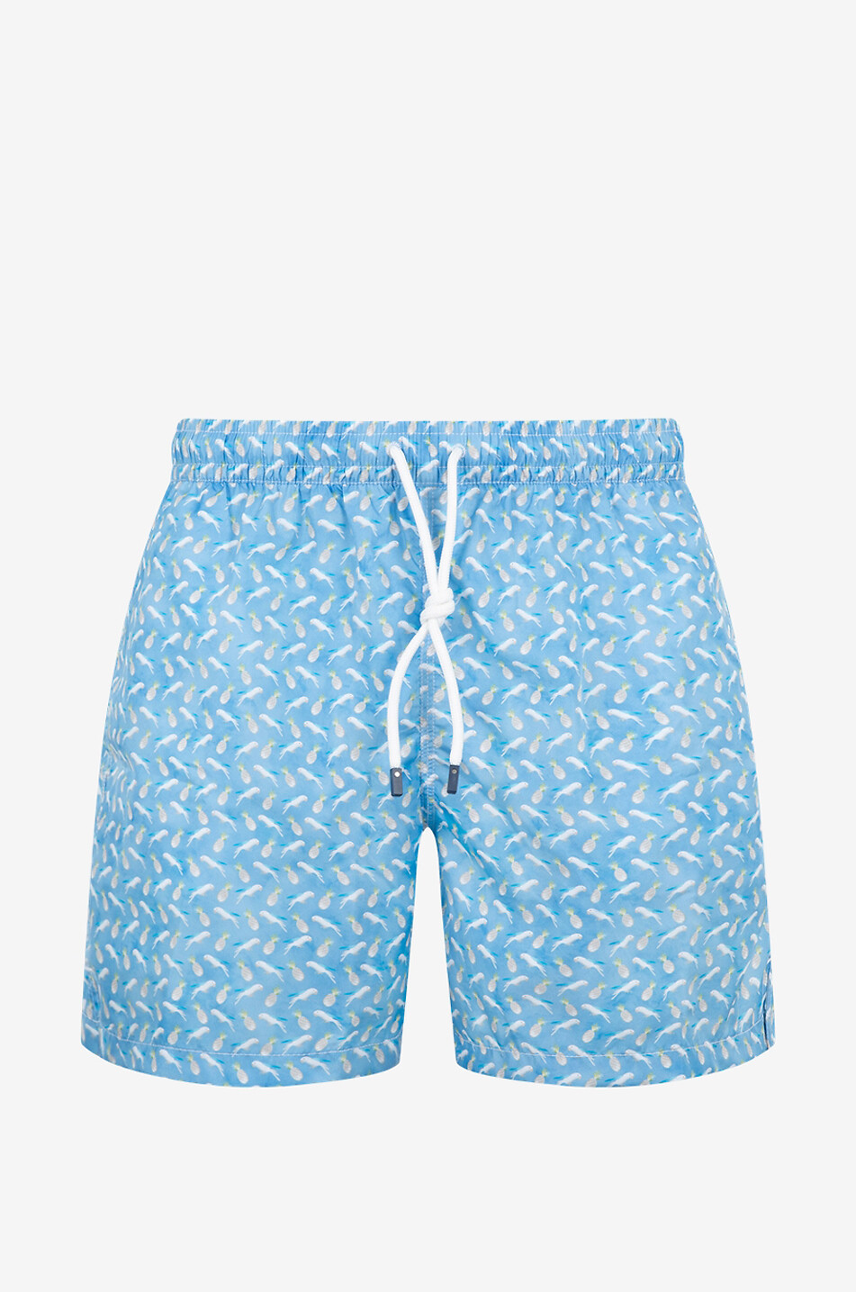 Badeshorts mit Ananas- und Papagei-Print Madeira