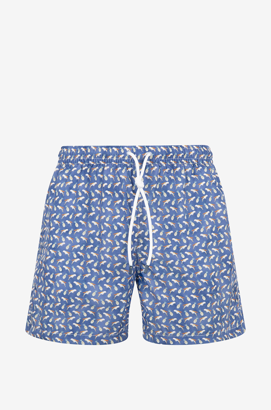 Short de bain imprimé perroquets et ananas Madeira