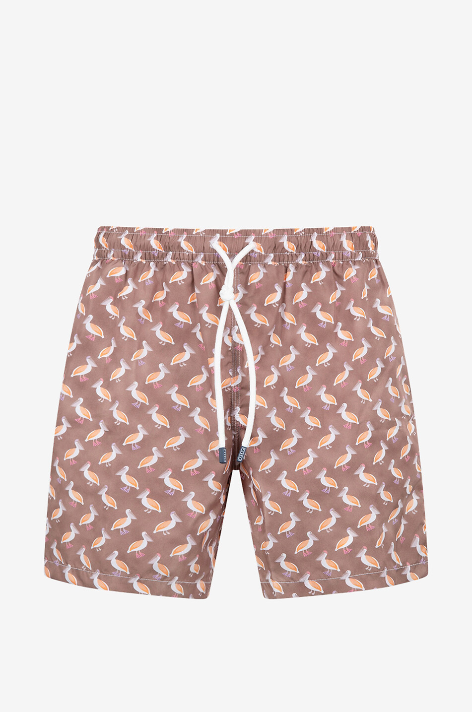 Madeira pelican printed swim shorts