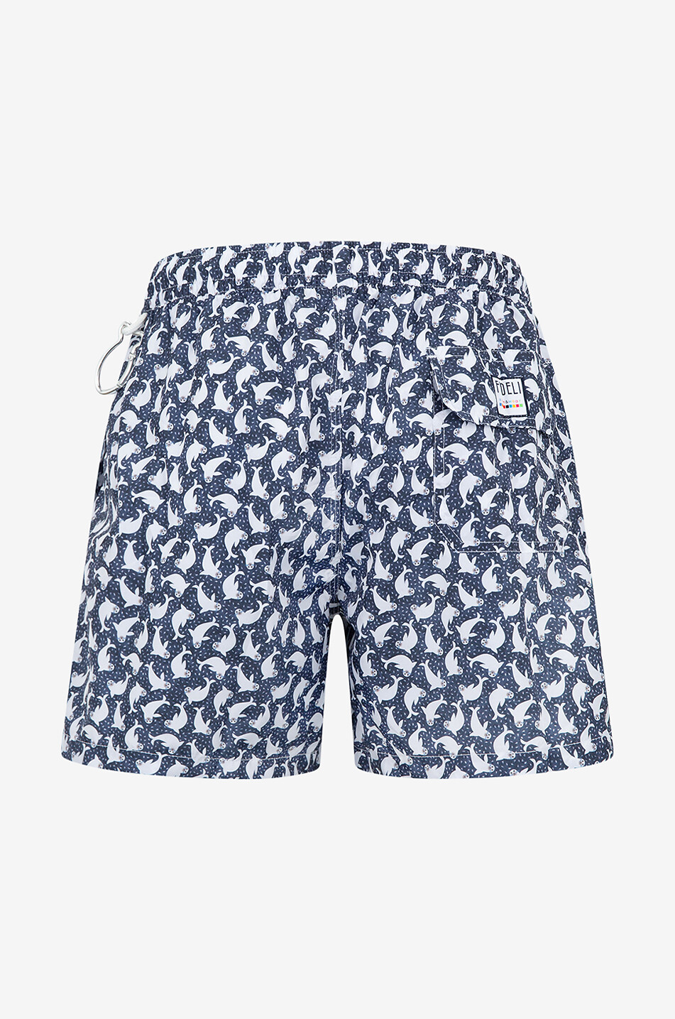 FEDELI Badeshorts mit Robbenprint Madeira Herren DUNKELBLAU 2