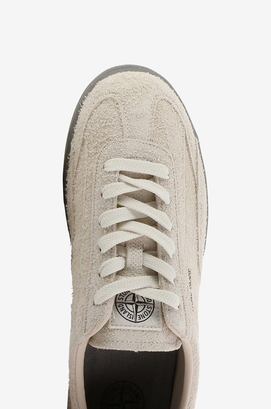 Niedrige texturierte Wildledersneakers S0101 Stone Island Low Cut