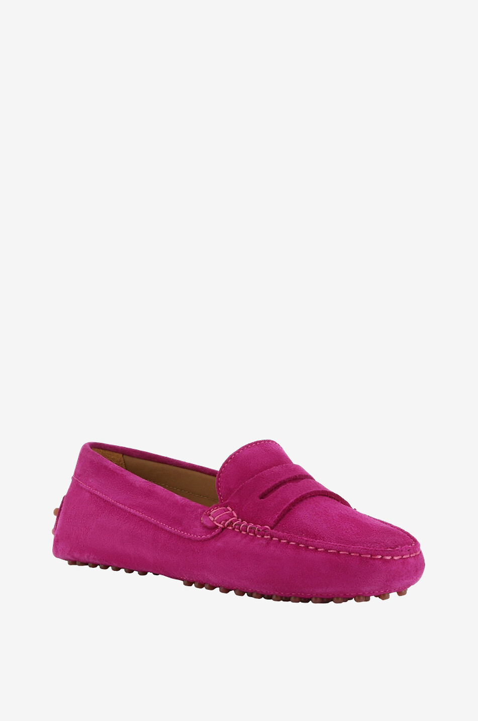 Mocassins en daim à picots Monza
