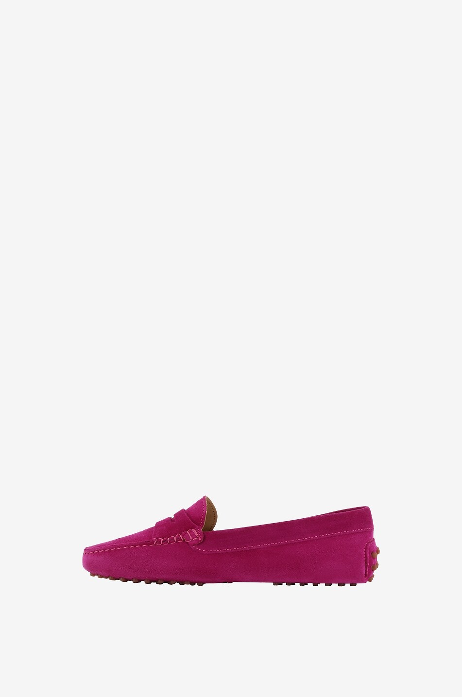 BONGENIE Mocassins en daim à picots Monza Femme VIOLET CLAIR 3