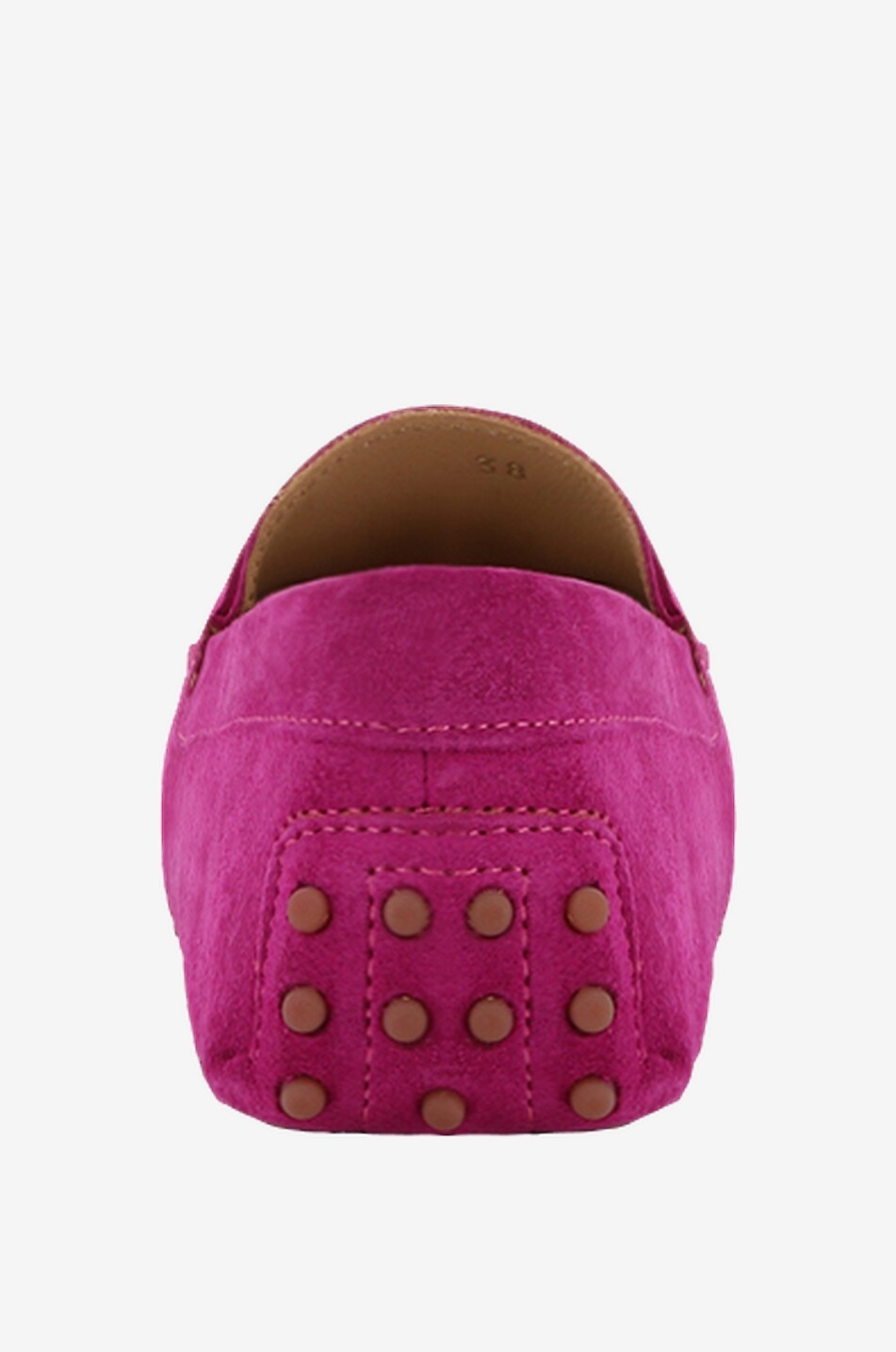 BONGENIE Mocassins en daim à picots Monza Femme VIOLET CLAIR 4