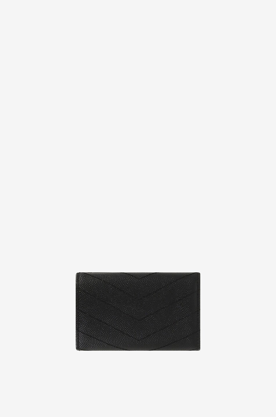 SAINT LAURENT PARIS Mini-Brieftasche aus gestepptem Leder Cassandre Damen SCHWARZ 2