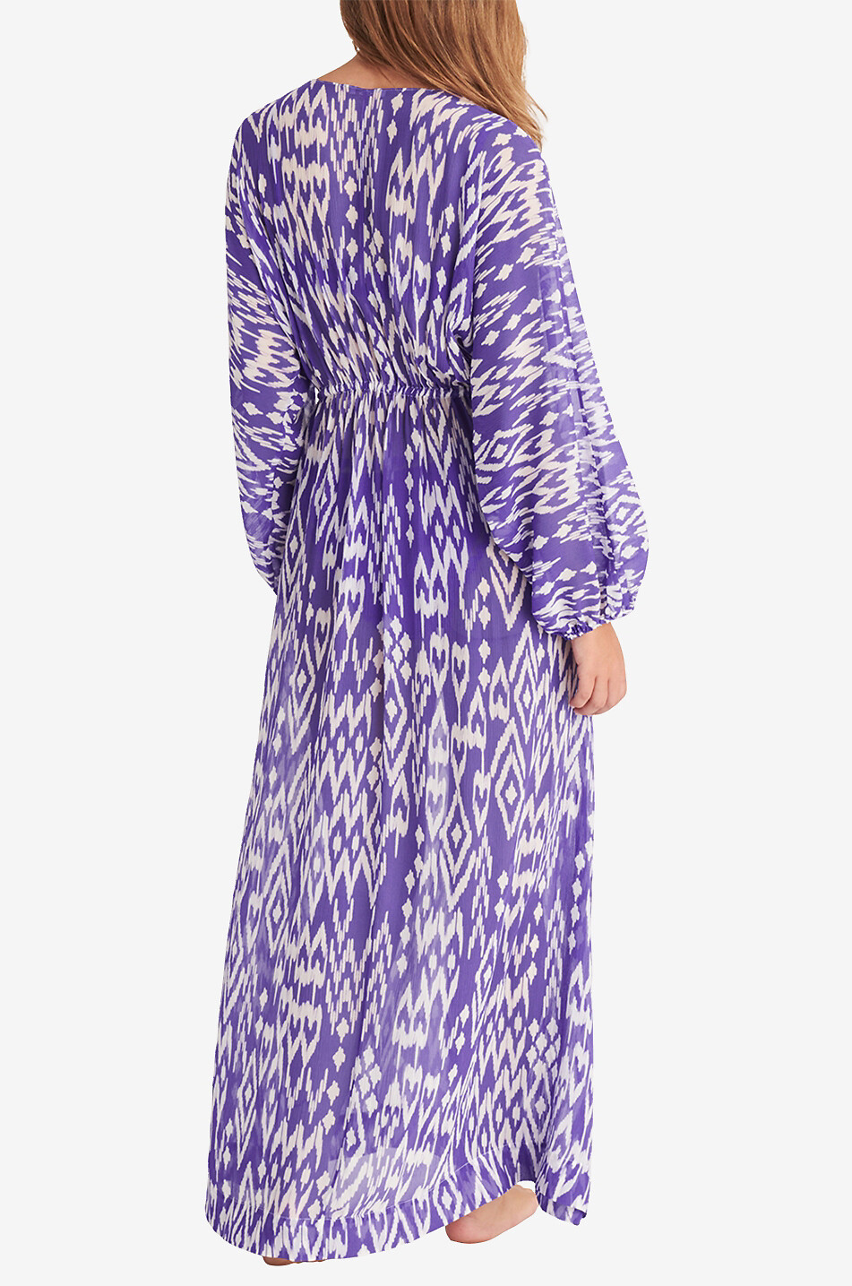 ERES Langes Strandkleid aus Seide Sky Damen BUNT3 3