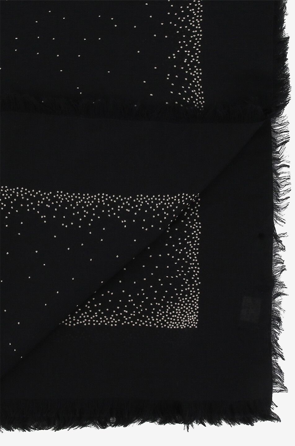 Paisley Vintage square glittering silk jacquard shawl - SAINT LAURENT PARIS  - Bongénie