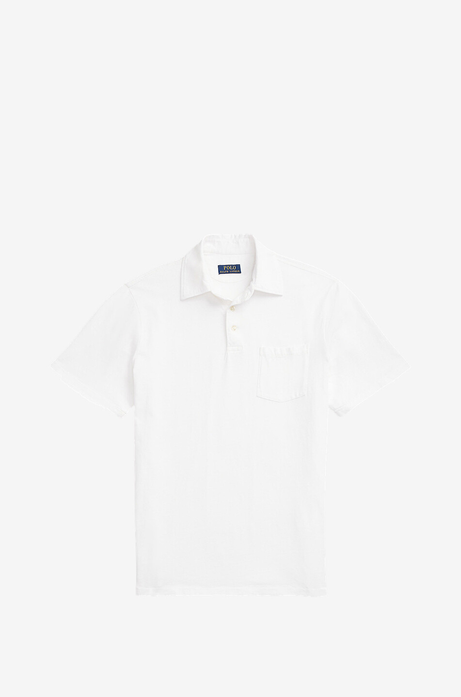 POLO RALPH LAUREN Polohemd aus Baumwolle und Leinen Pony Herren CREMEFARBEN 1