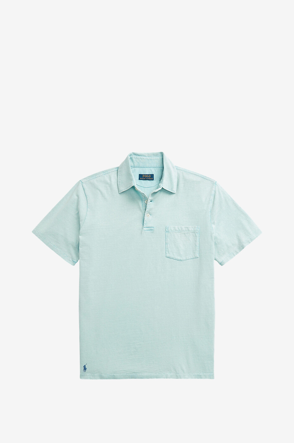 POLO RALPH LAUREN Polo en coton et lin Pony Homme BLEU CLAIR 1