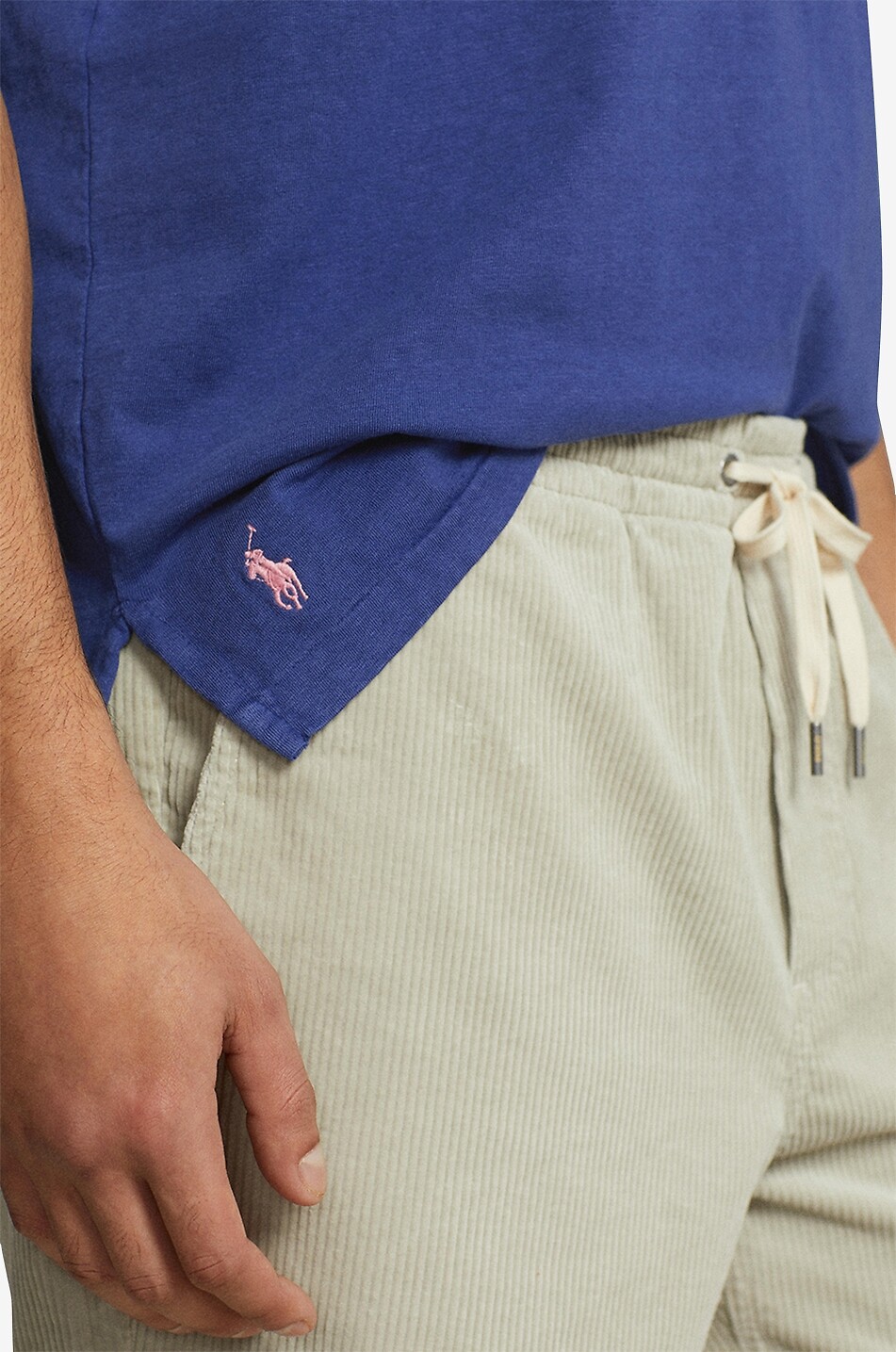 POLO RALPH LAUREN Polohemd aus Baumwolle und Leinen Pony Herren DUNKELBLAU 5