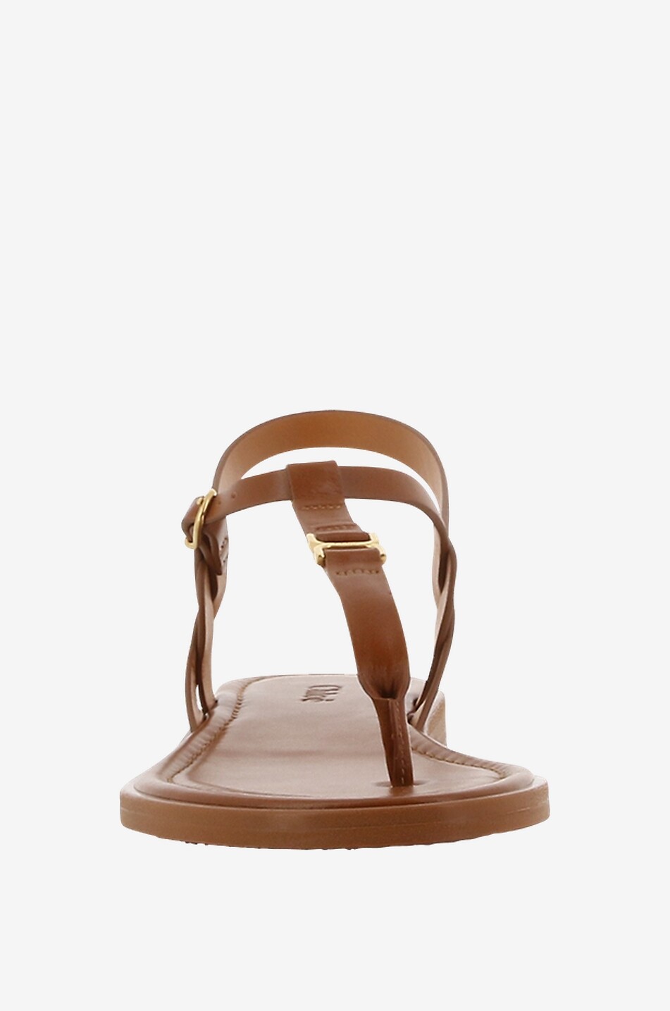 CHLOE Marcie toe strap leather sandals Women BROWN 2