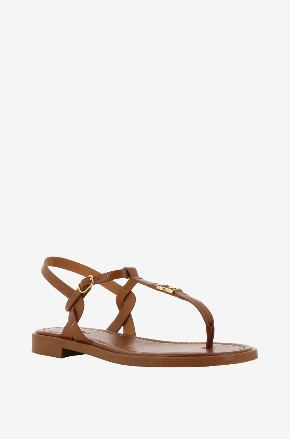 CHLOE Zehensandalen aus Leder Marcie Damen BRAUN 1