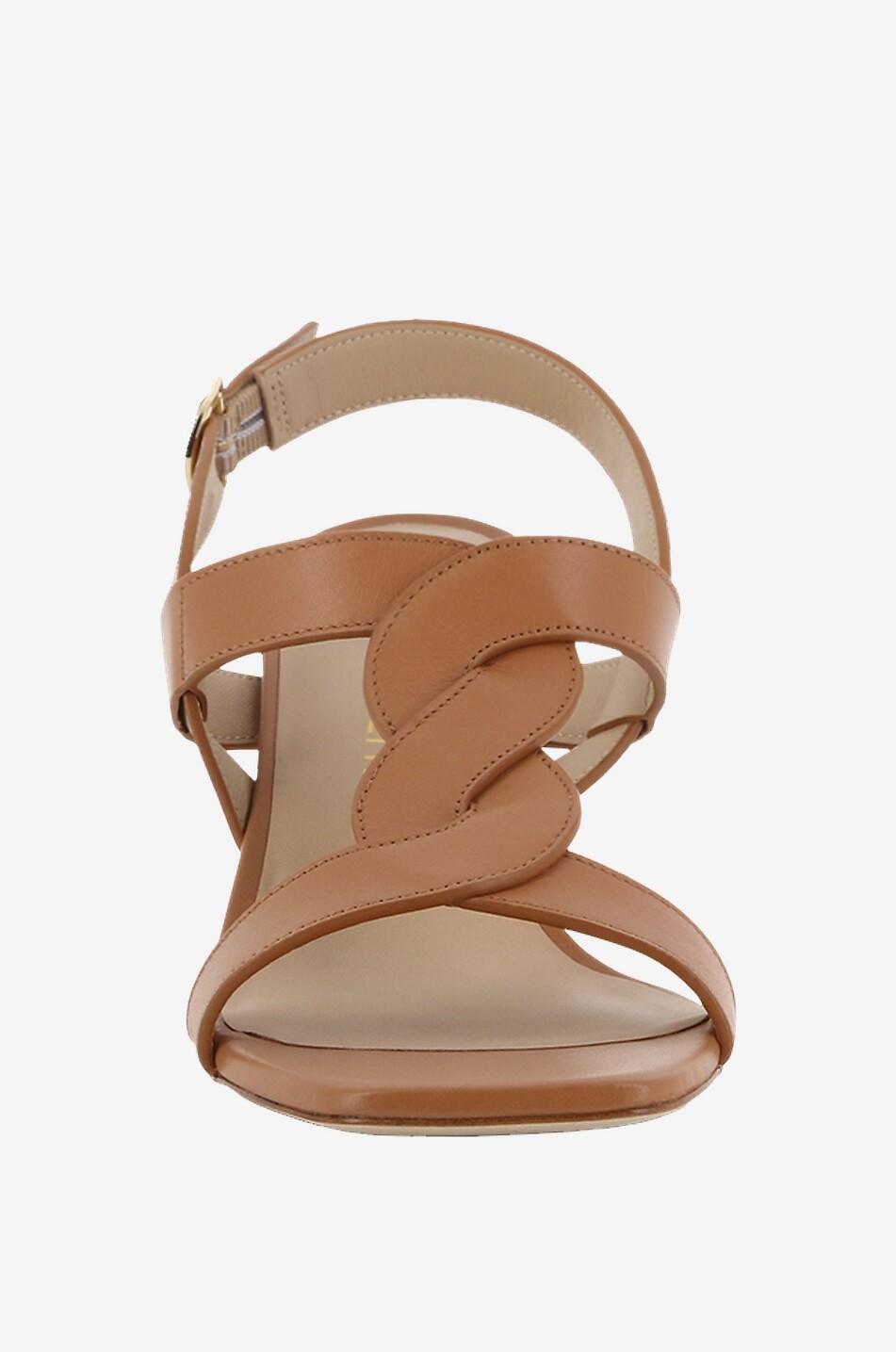 Ibiza 75 Slingback smooth leather block heel sandals