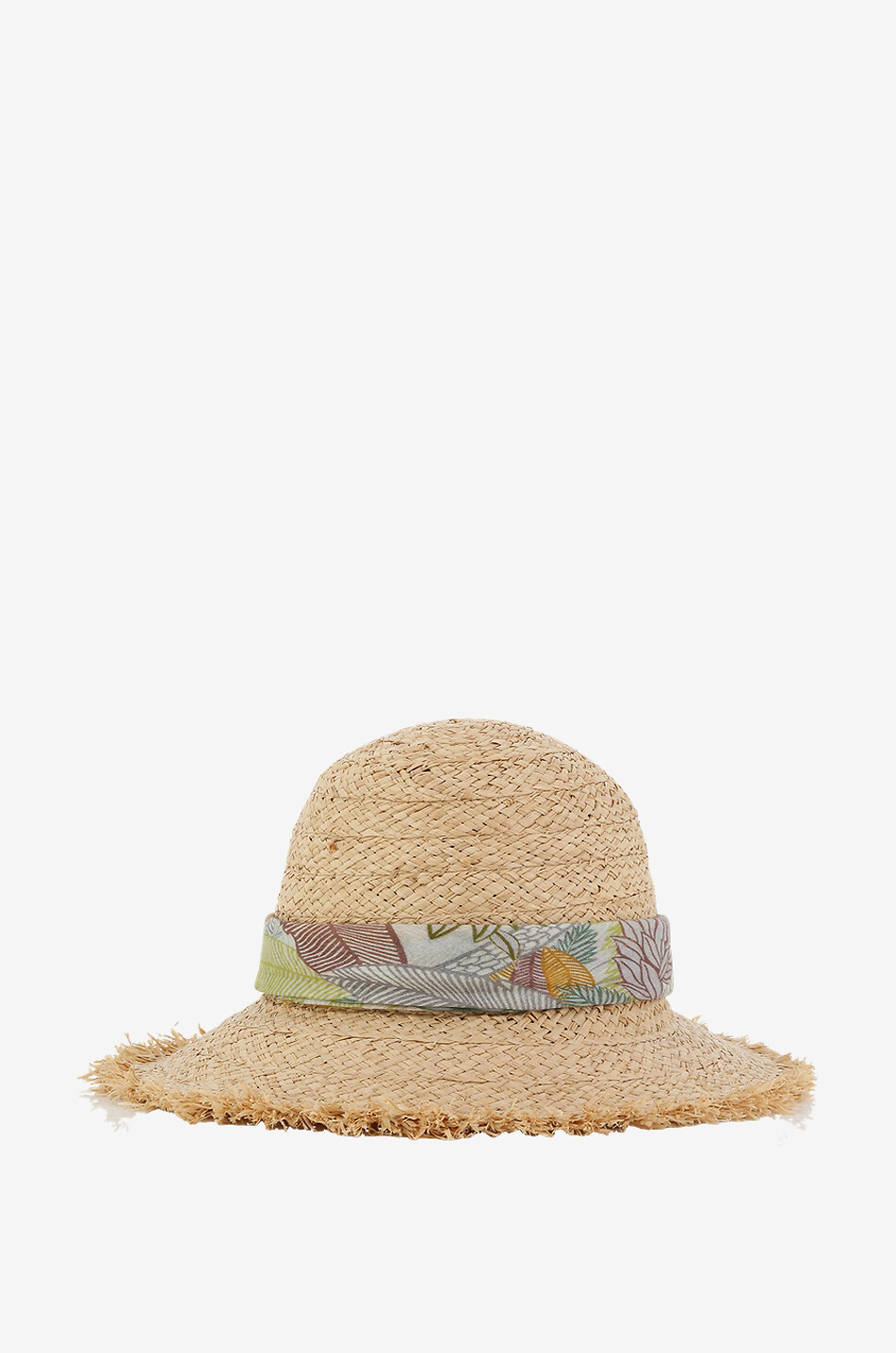 Chapeau tressé effiloché Izzie