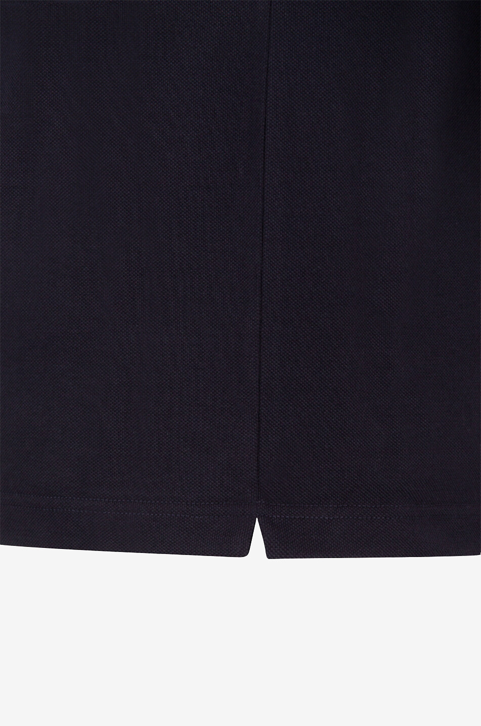 MONCLER Logo patch adorned short-sleeved fitted polo shirt Men BLUE 3