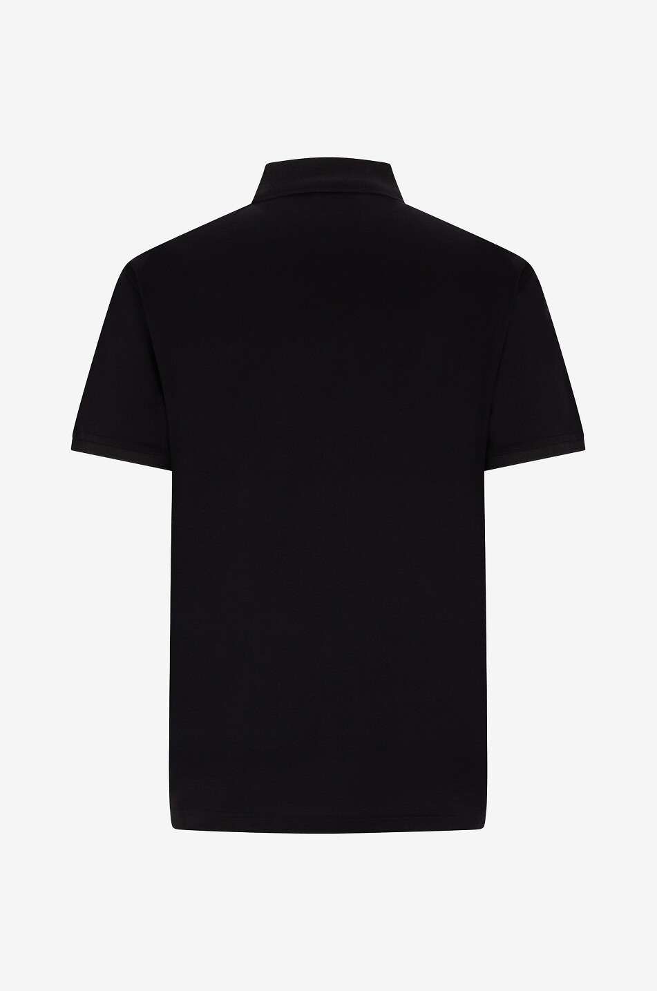 MONCLER Polo slim à col zippé et manches courtes Homme NOIR 2