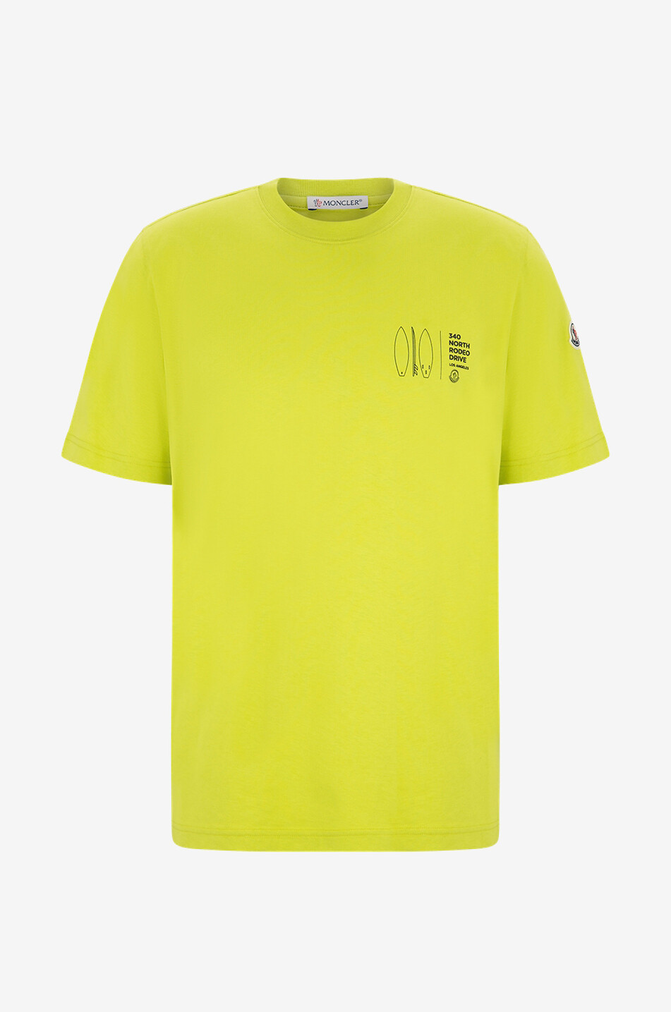 MONCLER 340 North Rodeo Drive LA short-sleeved T-shirt Men GREEN 1