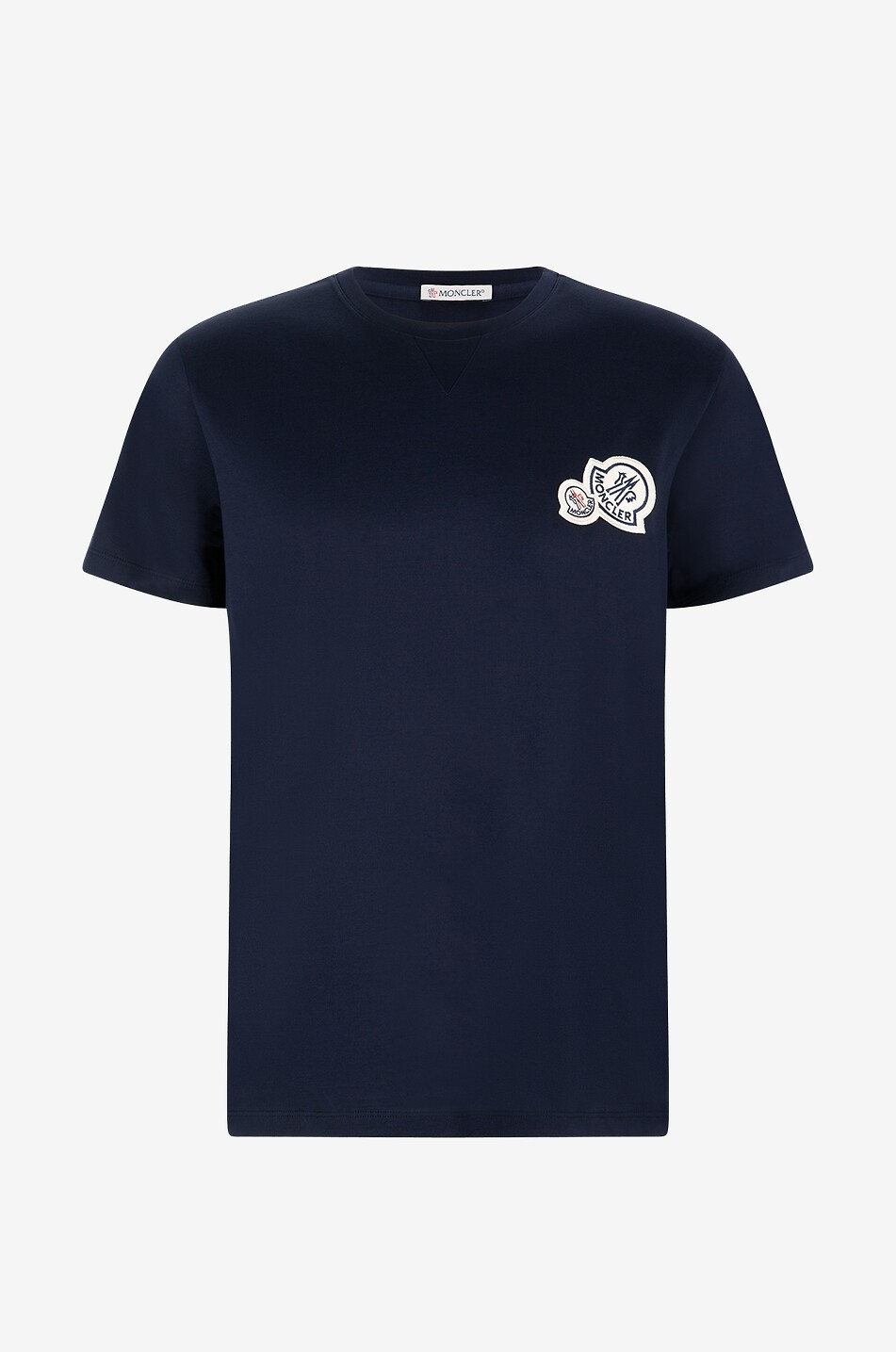 Mens navy moncler t shirt online