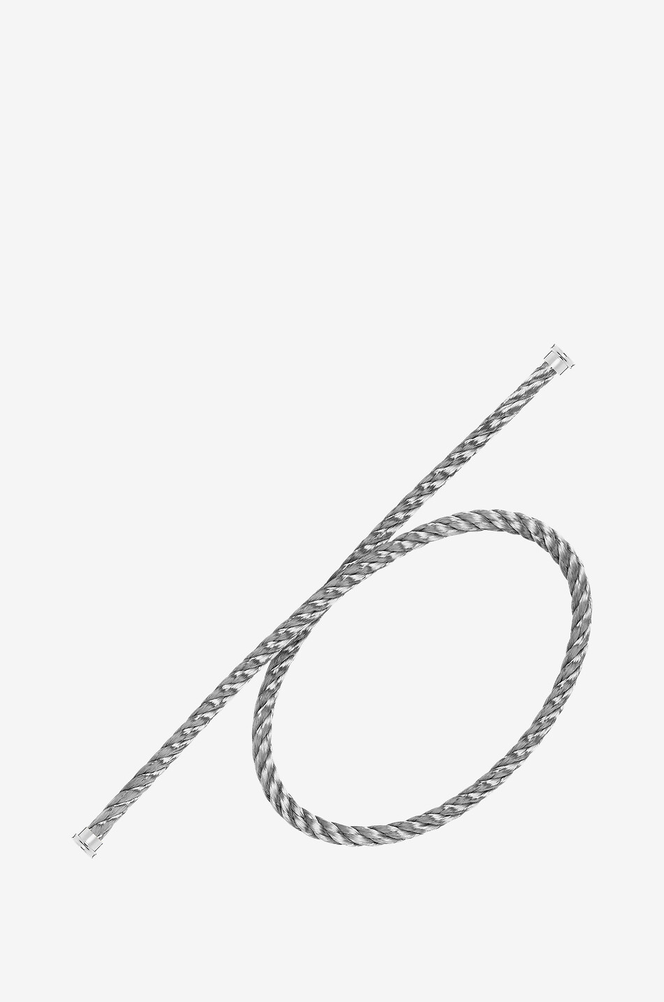 FRED PARIS Force 10 GM Acier bracelet cable with white gold plated ends Women STEEL COLOURED 2