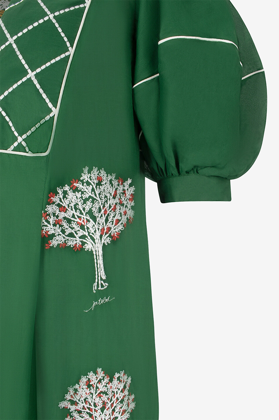 Embroidered Trees midi tunic dress FARM RIO Bongenie Outlet