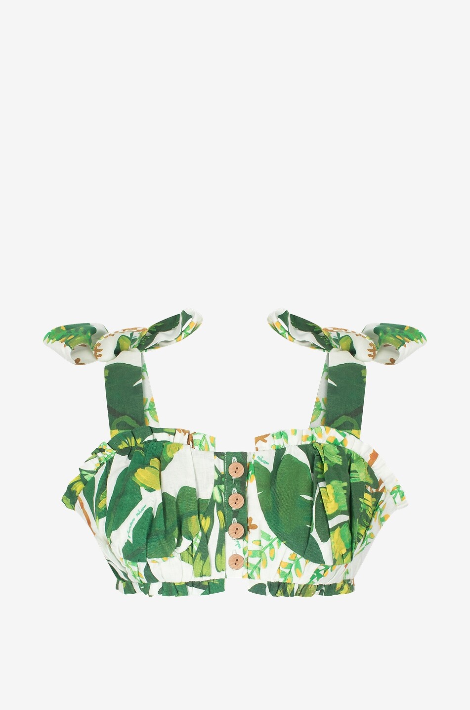 Bauchfreies Trägertop Tropical Forest