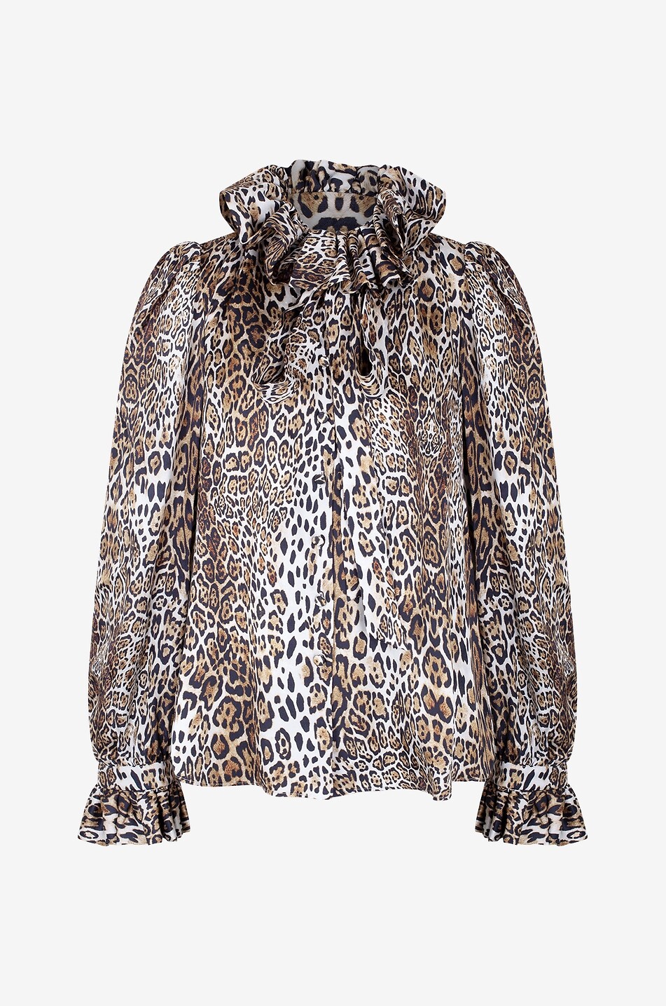 MAISON PRUNE GOLDSCHMIDT Prune leopard printed jacquard shirt Women MULTI COLOURED 1