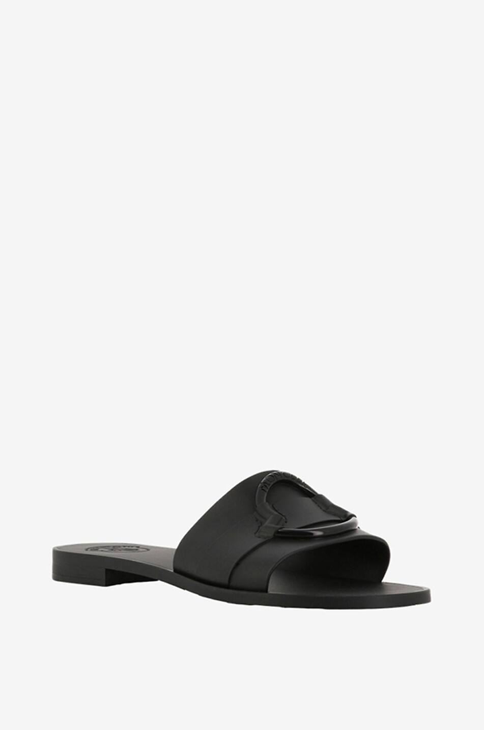 MONCLER Mon Slide PVC pool slides Women BLACK 1