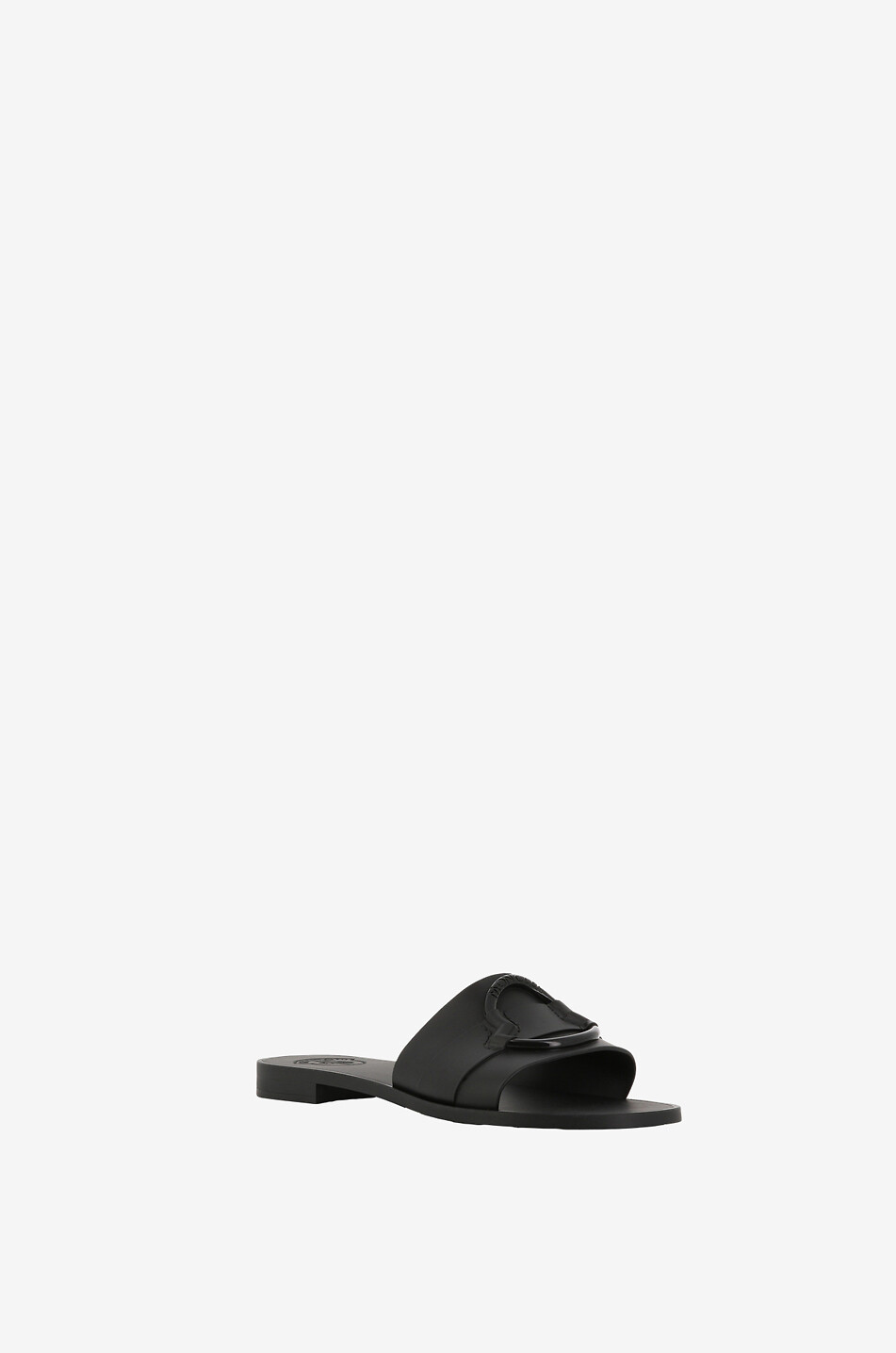 MONCLER Mon Slide PVC pool slides Women BLACK 1