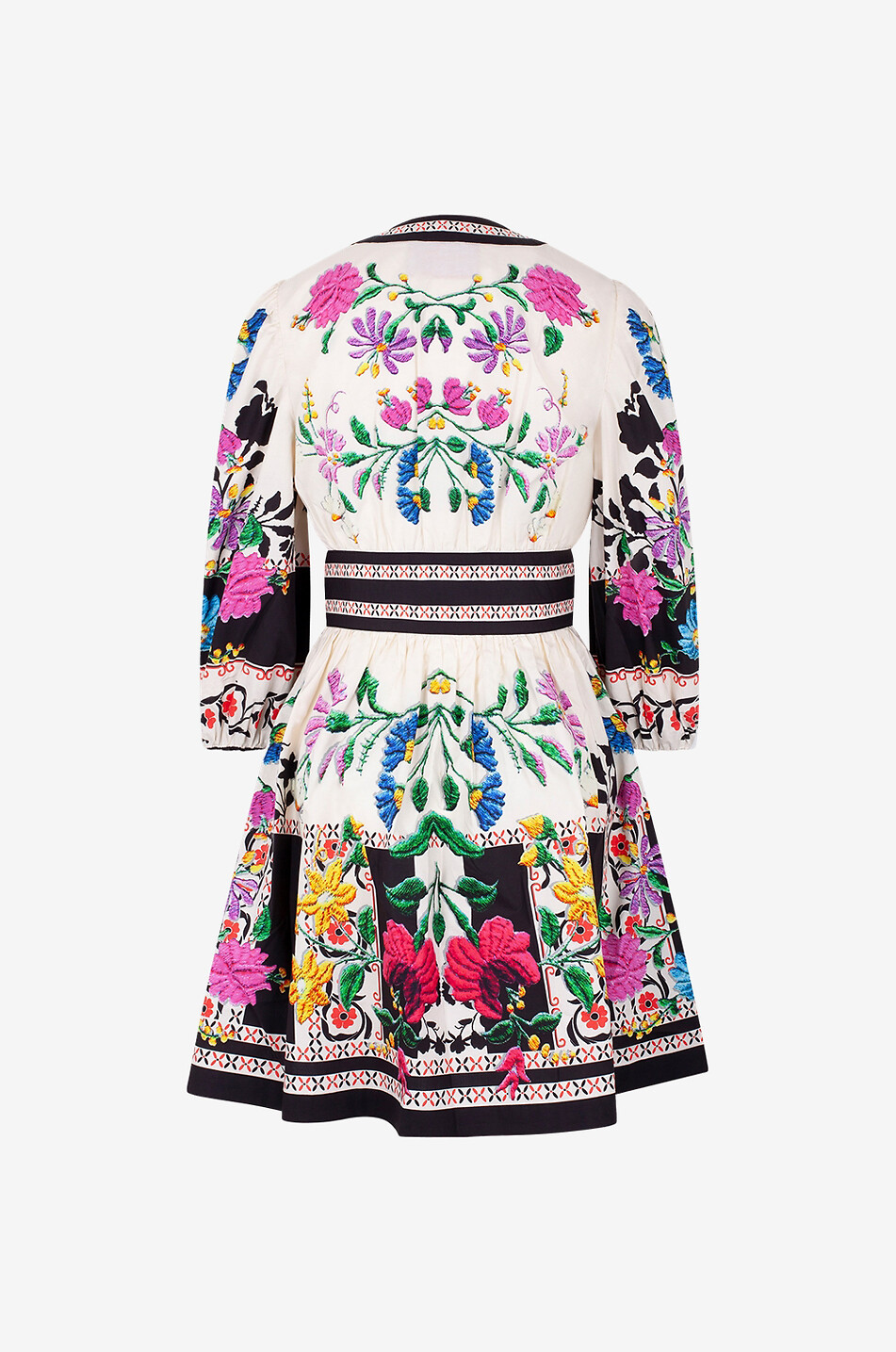 Mini robe en popeline New Margherita Pla Plazza Placée