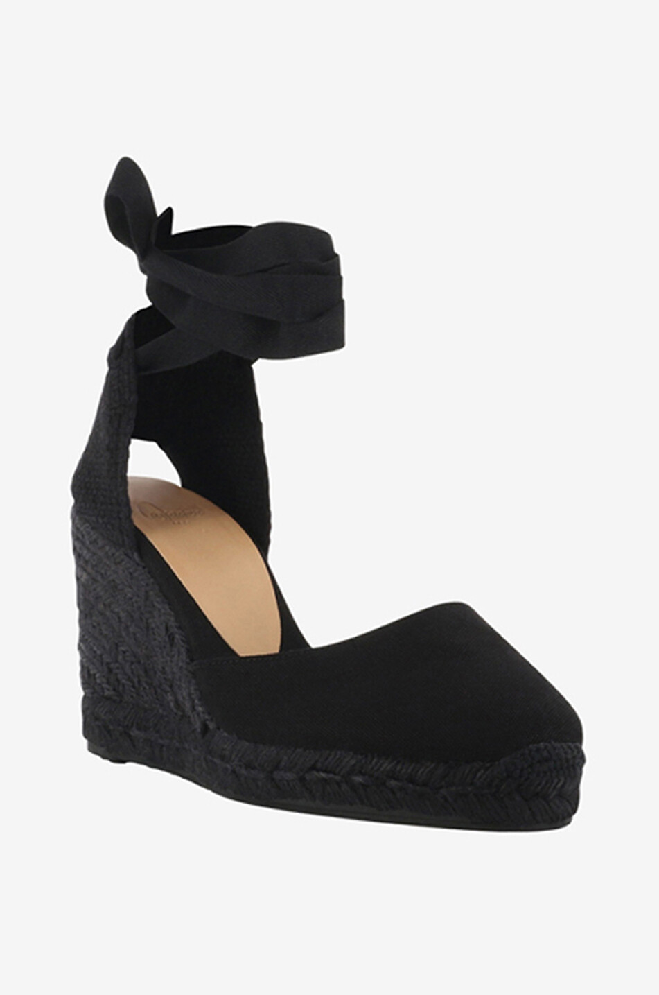 Espadrilles compensées en coton Carina