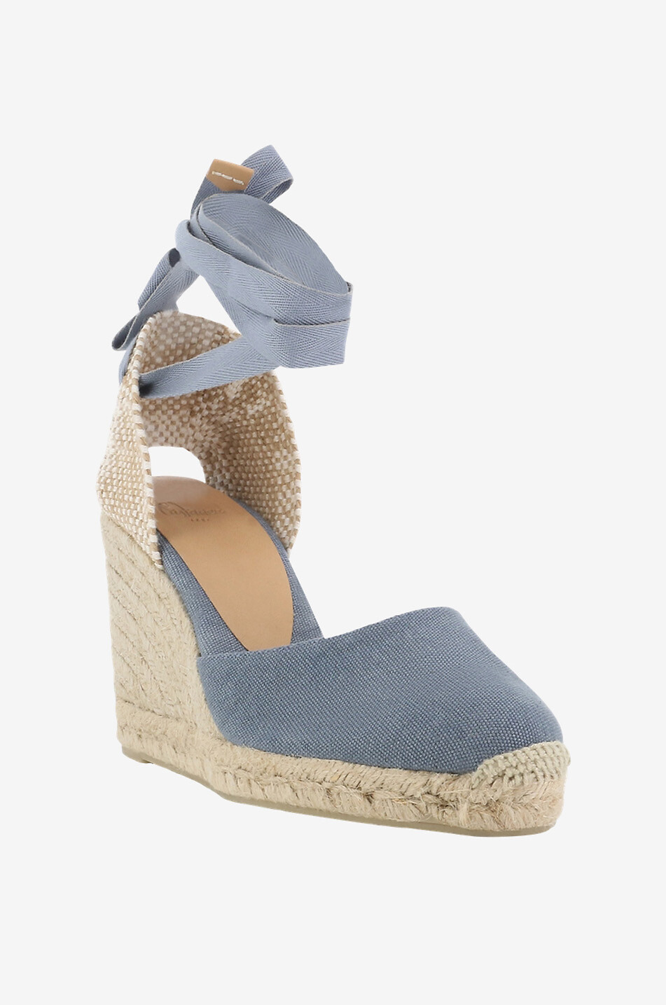 Espadrilles mit Keilabsatz aus Segeltuch Carina