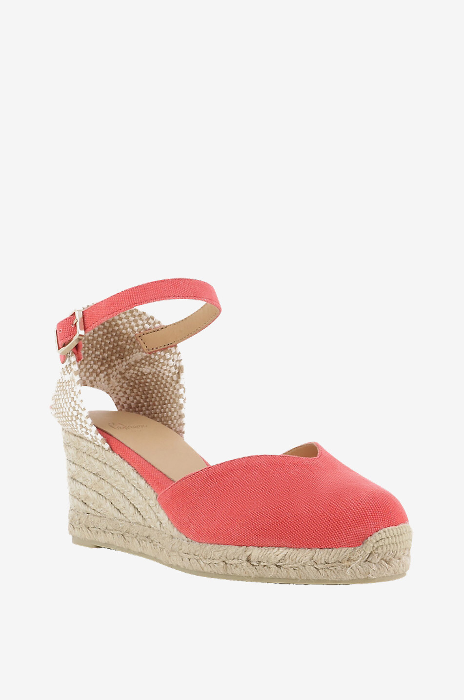 Chiarita 50 washed canvas wedge espadrilles