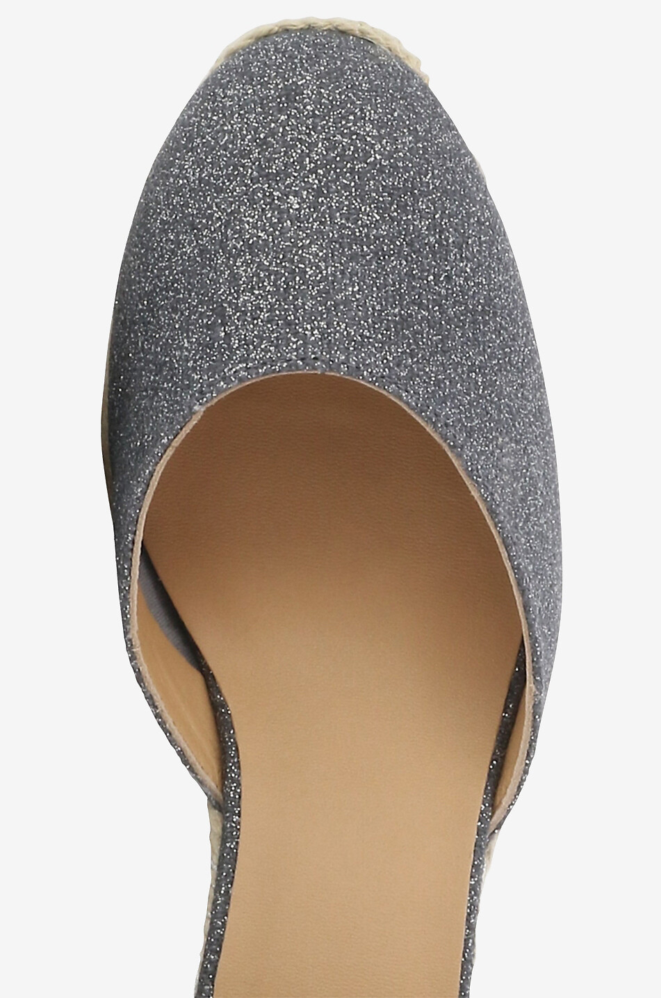Espadrilles compensées en toile scintillante Carina 6/001