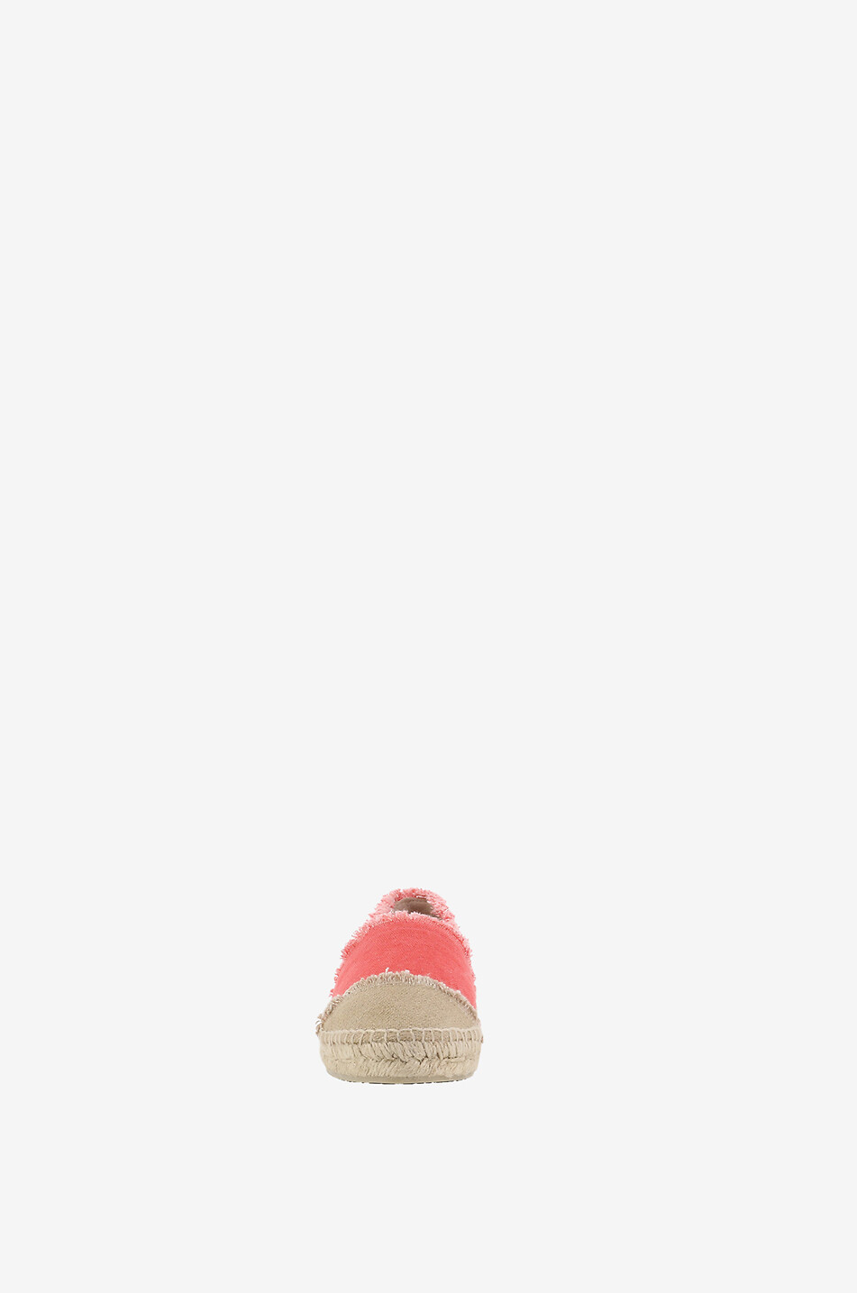 CASTANER Espadrilles plates en toile effilocée Kampala Femme ROUGE CLAIR 2