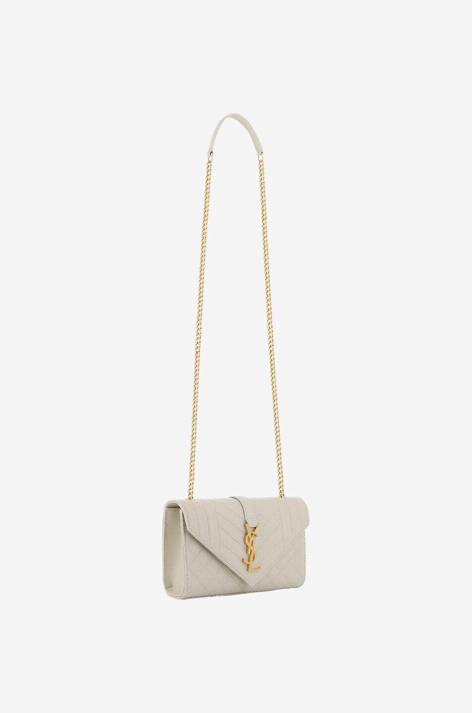 Texturierte Lederschultertasche Envelope Small Mix Matelassé