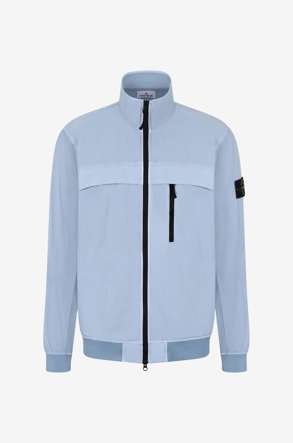 Stone island crinkle jacket blue online