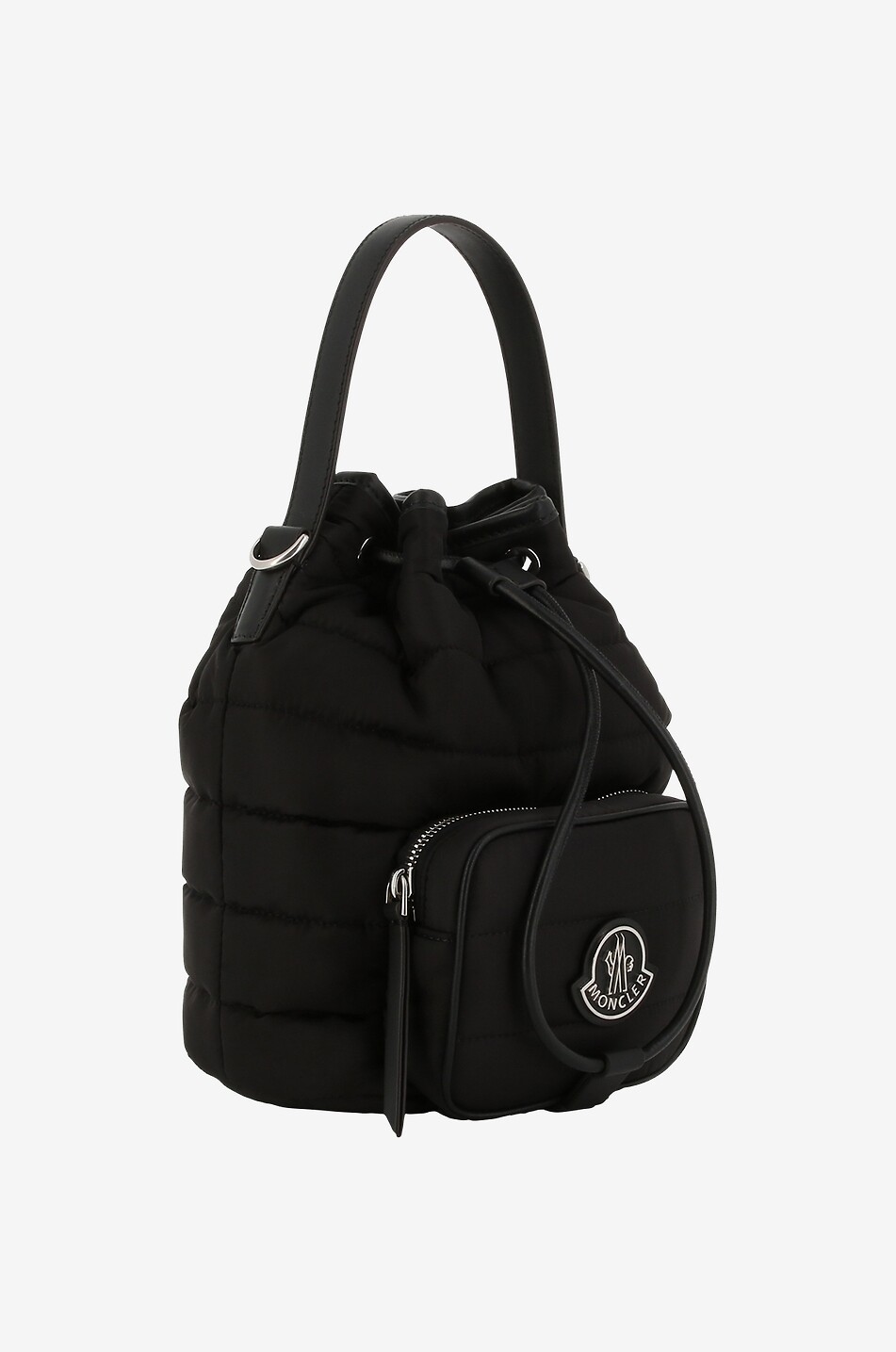 MONCLER Gesteppte Nylon-Umhängetasche Kilia Bucket Damen SCHWARZ 2