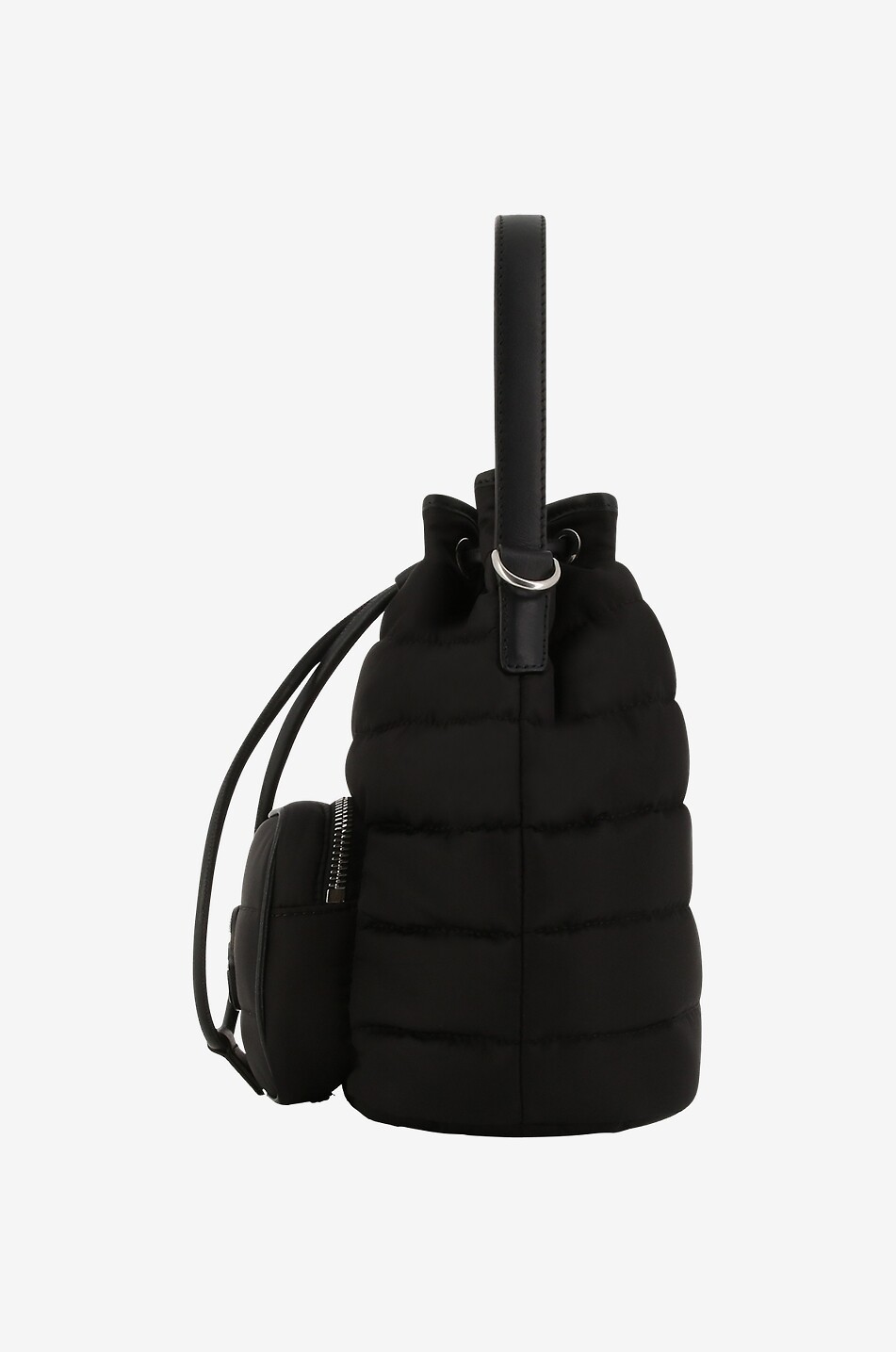 MONCLER Gesteppte Nylon-Umhängetasche Kilia Bucket Damen SCHWARZ 4