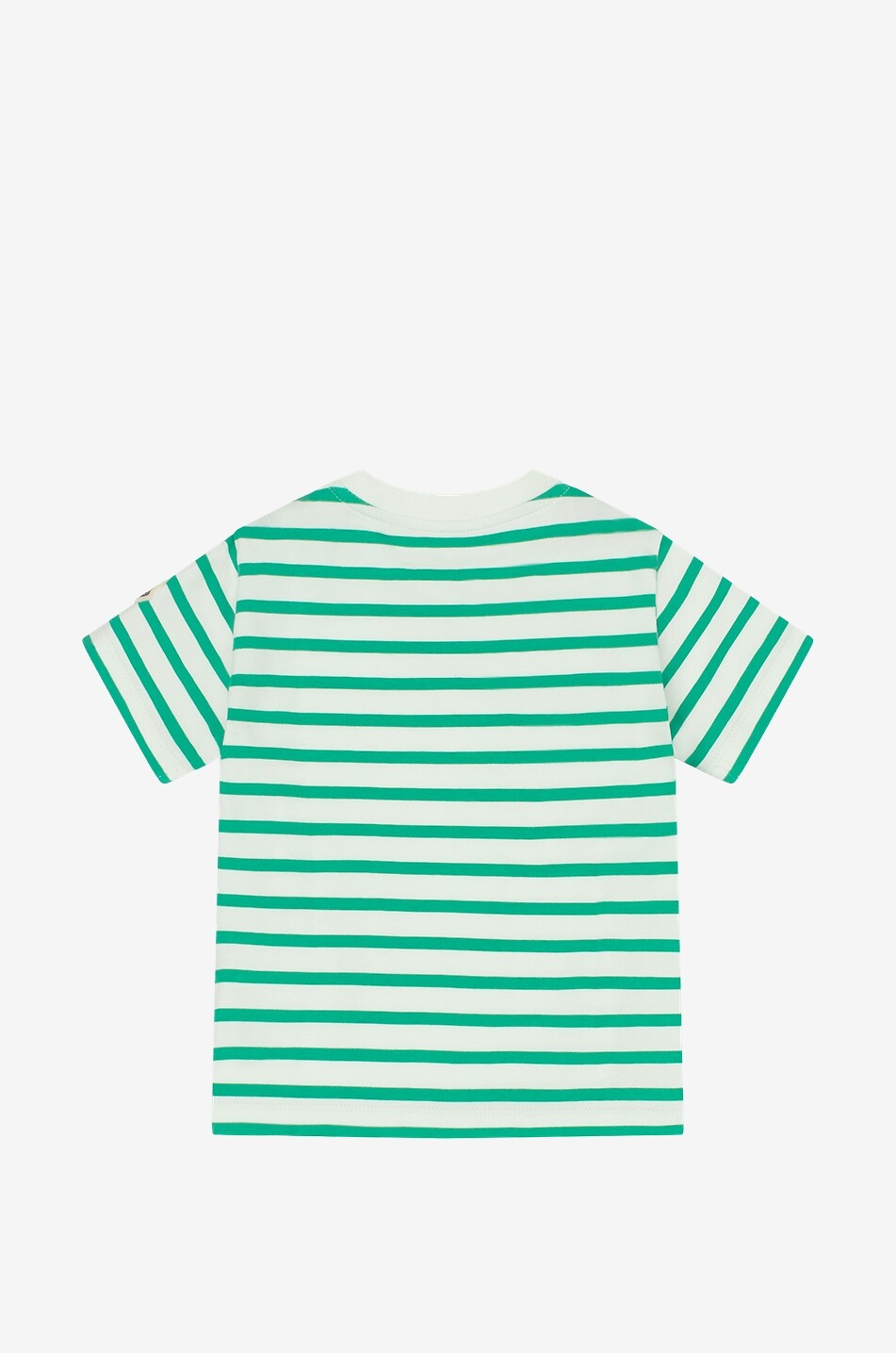 MONCLER Striped cotton baby T-shirt Baby GREEN 2