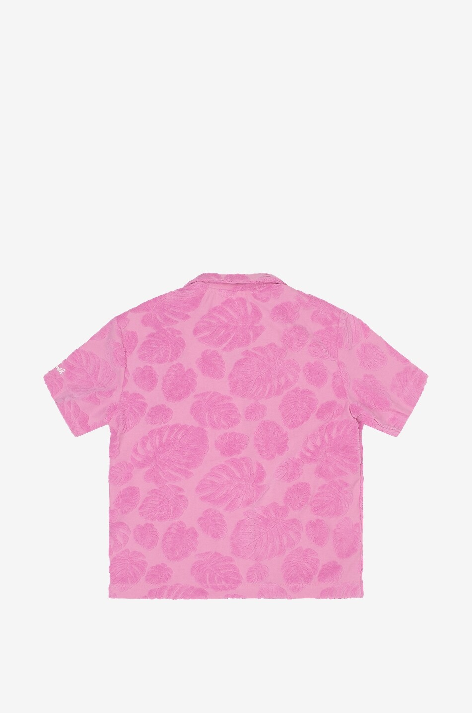 MC2 SAINT BARTH Everlee girl's terry short-sleeved shirt Girl MEDIUM PINK 2