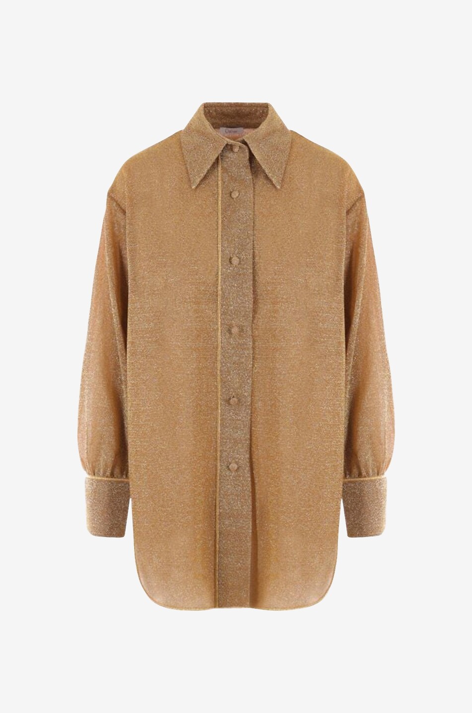 Langärmeliges Hemd aus Lurex Lumière