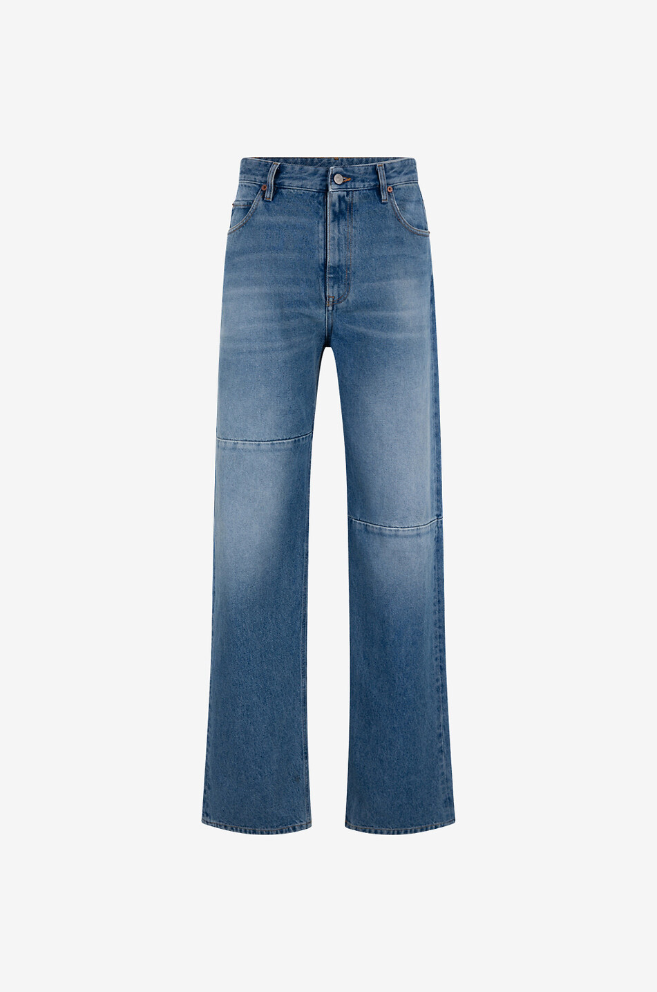 Numeric Signature relaxed straight-leg faded jeans