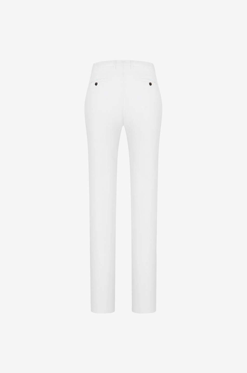Slim-Fit-Chinohose aus Baumwolle und Seide City